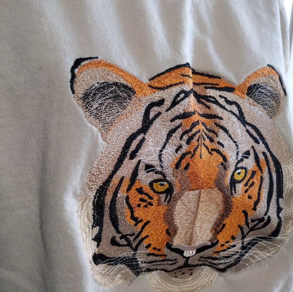 Tiger Embroidered Sweatshirt - Picture 3 of 3
